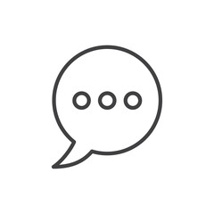 Message icon Vector logo set flat