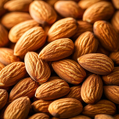 Fototapeta premium Close up of almonds