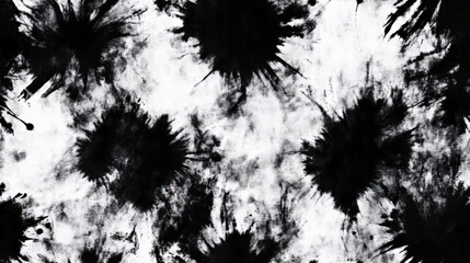 Monochrome Tie-Dye Fabric Texture Background