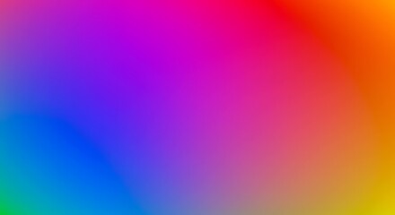 Vibrant Rainbow Gradient Background with Smooth Transitions and Glowing Edges