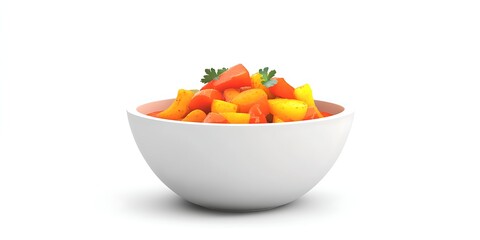 steaming bowl of vegetable curry