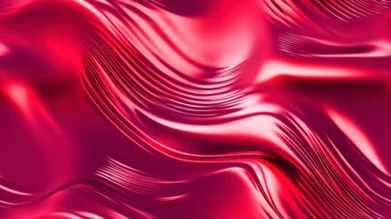 Obraz premium Vibrant Crimson Satin Fabric Texture for Abstract Backgrounds