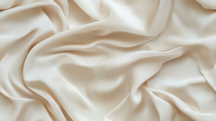 Fototapeta premium Pristine White Silk Fabric Texture for Elegant Backgrounds
