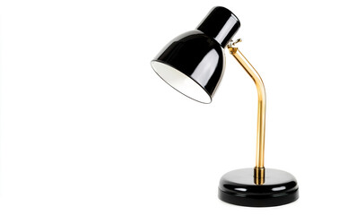 Elegant Black Desk Lamp with Gold Accent for Modern Interiors
