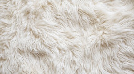 Close-up of soft, fluffy, white fur texture.