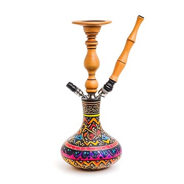 recommend clip art: Hookah nargila isolated on white background