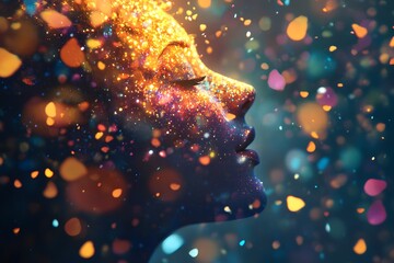 Sparkling Woman Profile