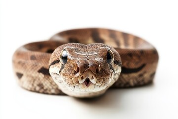 Obraz premium Boa constrictor isolated on white background