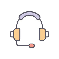 Customer Service vector icon stock illustration