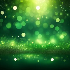 Glitzernder Hintergrund in grün