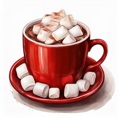 Kakao mit marschmellows