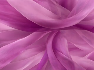 Fototapeta premium Abstract Purple Silk Fabric Swirls Elegant Draped Texture Background