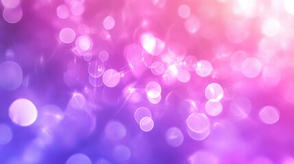 Soft Pink and Purple Abstract Gradient Background with Bokeh Lights Creating a Dreamy and Ethereal Atmosphere Ideal for Digital Design