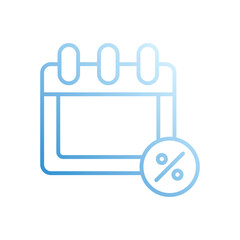 Calender vector icon stock illustration