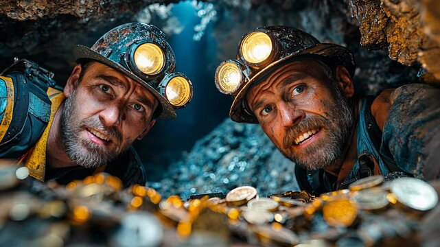 Excavators uncover a cache of gold coins deep inside an ancient cave, revealing intriguing artifacts that may reshape historical narratives. Miners explore the treasure's origins.