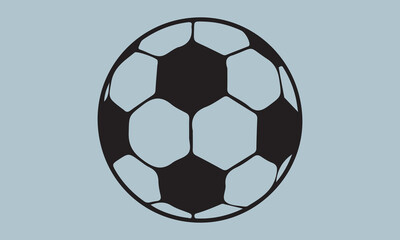 Obraz premium soccer ball silhouette vector 'soccer, sport, illustration, vector, athlete, cut out, playing, design element, kicking, people, scoring, soccer ball, collection, man, adult, in silhouette, physical ac