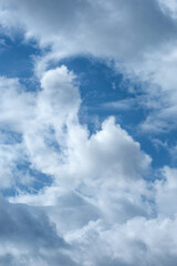 blue sky with clouds