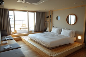 Grand Best Western Ocean View room in Croatia with sea view and minimalist style