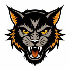 vector illustration of a tiger head