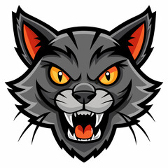 vector illustration of a cat