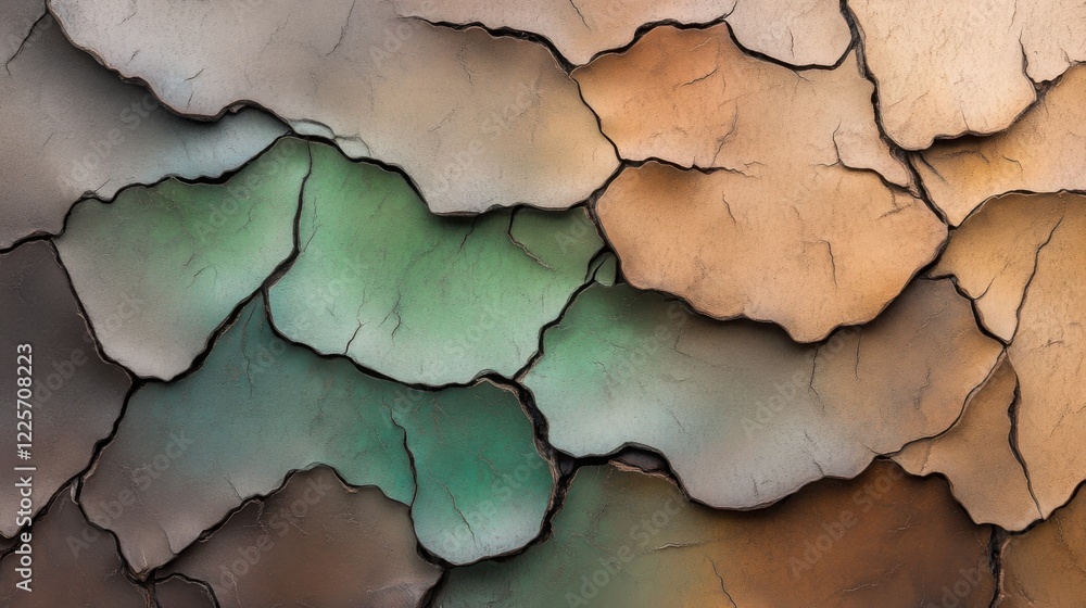 Poster bark of a rare tree, showcasing its unique texture with deep cracks and layered patterns