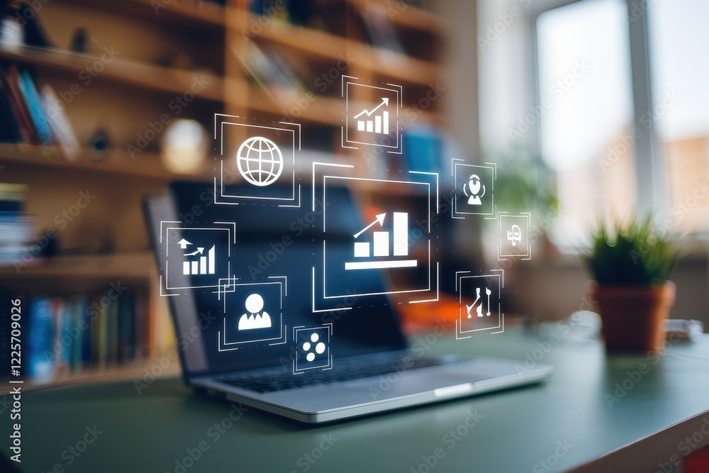 Aufkleber digital business analytics: data-driven growth strategies