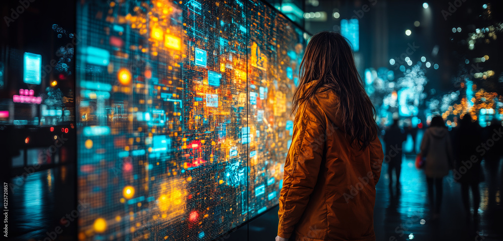 Poster dynamic content integration in urban digital display enhancing information sharing