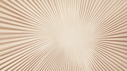 Abstract beige radial lines converging to a light center.