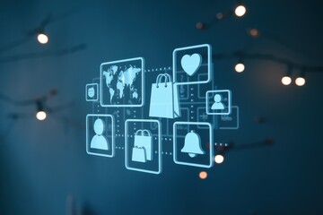 Global E-commerce and Social Media Integration: A Futuristic Vision of Online Shopping