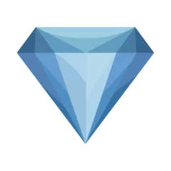 Shiny Blue Diamond Casino Reward © Jemastock