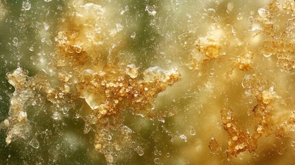 Fototapeta premium Abstract gold and green texture.
