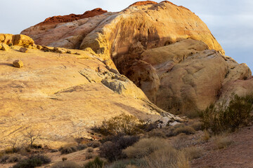 Beautiful colors and shapes in the Valley of Fire State Park, Nevada
