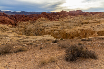 Beautiful colors and shapes in the Valley of Fire State Park, Nevada