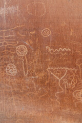 Prehistoric Petroglyphs in the Valley of Fire State Park, Nevada