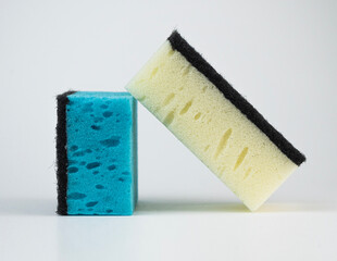 colorful scrub sponges for dishwashing