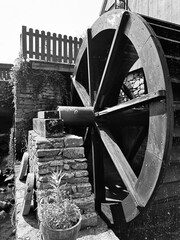 old mill wheel