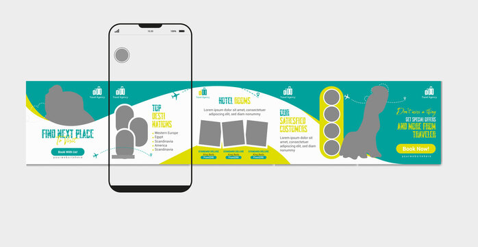 Carousel post template set, Modern Instagram carousel post design, Editable social media design