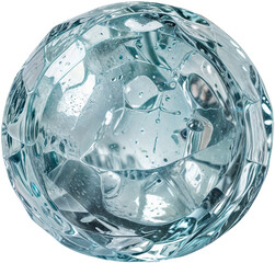 Crystal Ice Sphere – Abstract Frozen ball | Kryształowa kula lodowa – abstrakcyjna zamrożona sfera