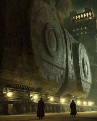 The huge sarcophagi of the Serapeum each weighing _007