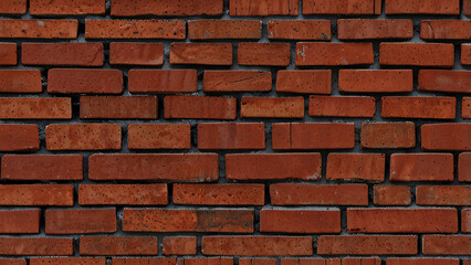 Obraz premium brick wall. background with a red brick wall