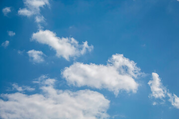 blue sky with clouds
