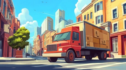 Obraz premium delivery service design, vector illustration eps10 graphic 