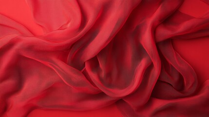 Obraz premium Curtain or drapes red background