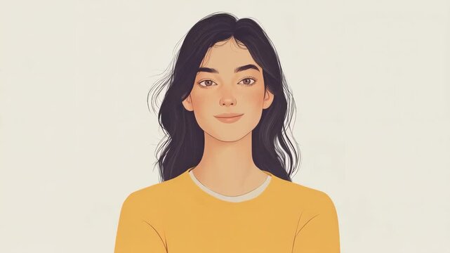 Caucasian woman with thoughtful mood pondering touching chin against light background. Concept of deep thinking and self reflection during decision making process