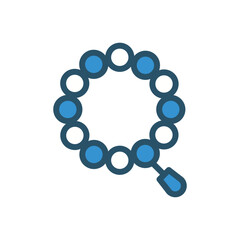 Tasbih icon vector stock illustration