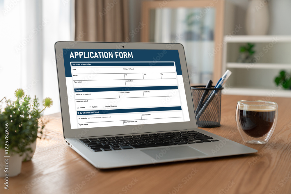 Poster online application form for modish registration on the internet website