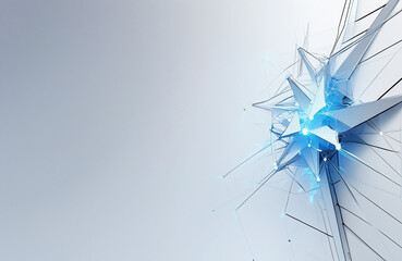 Obraz premium Modern technology design with angular patterns