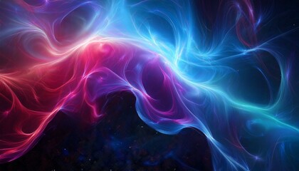 Obraz premium 오로라보다 화려한 색상의 플라즈마 구름이 우주를 채운 장면