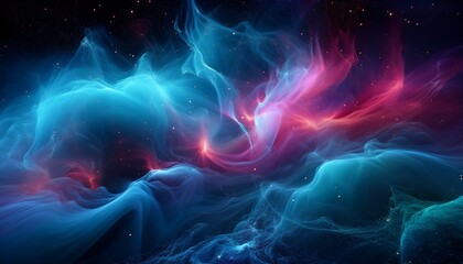 오로라보다 화려한 색상의 플라즈마 구름이 우주를 채운 장면