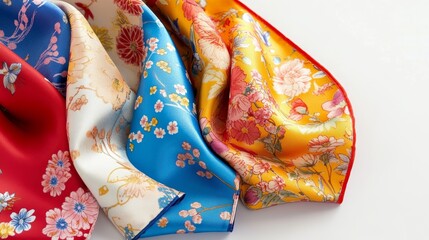 Korean bandanas decorated with various kinds of flowers will beautify hair that becomes very beautiful with a variety of unique shapes and bright colors
